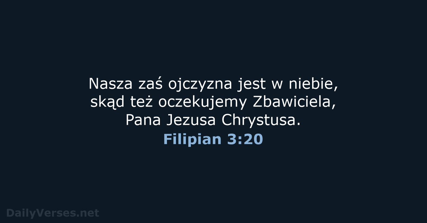 Filipian 3:20 - UBG