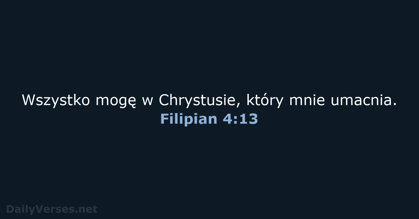 Filipian 4:13 - UBG
