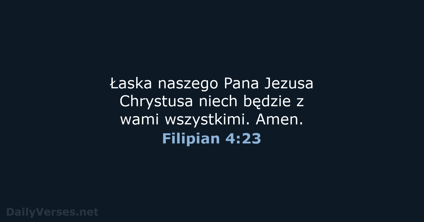 Filipian 4:23 - UBG