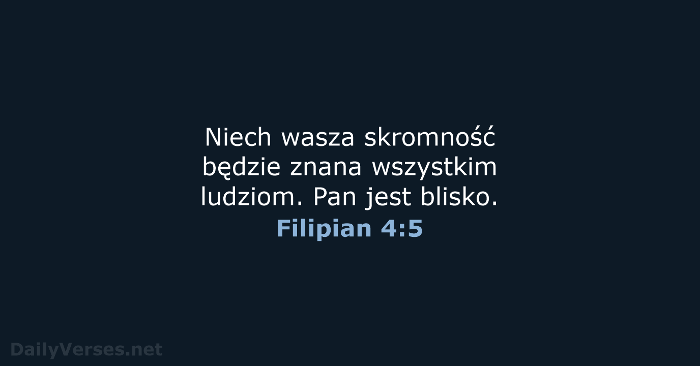 Filipian 4:5 - UBG