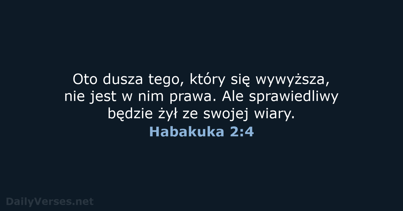 Habakuka 2:4 - UBG