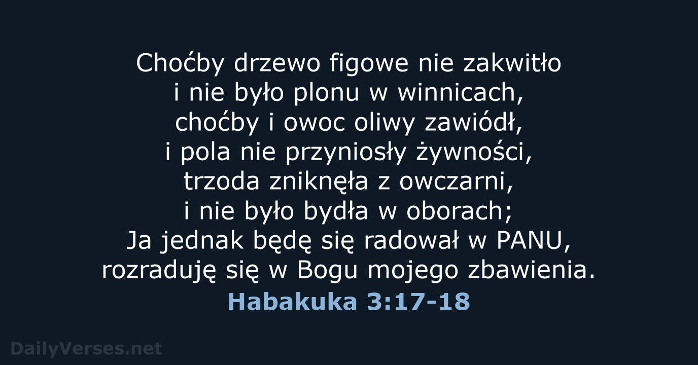 Habakuka 3:17-18 - UBG