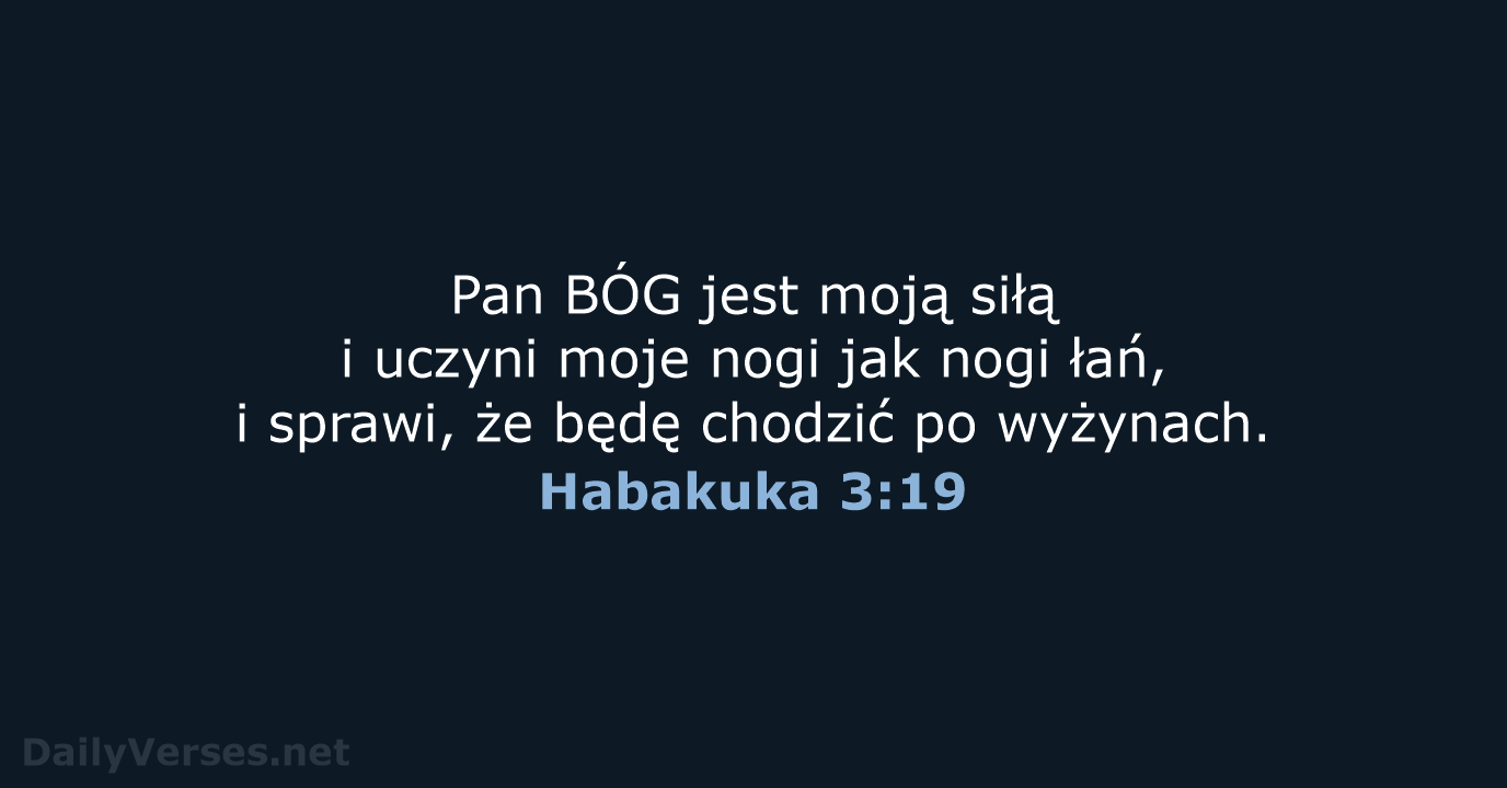 Habakuka 3:19 - UBG