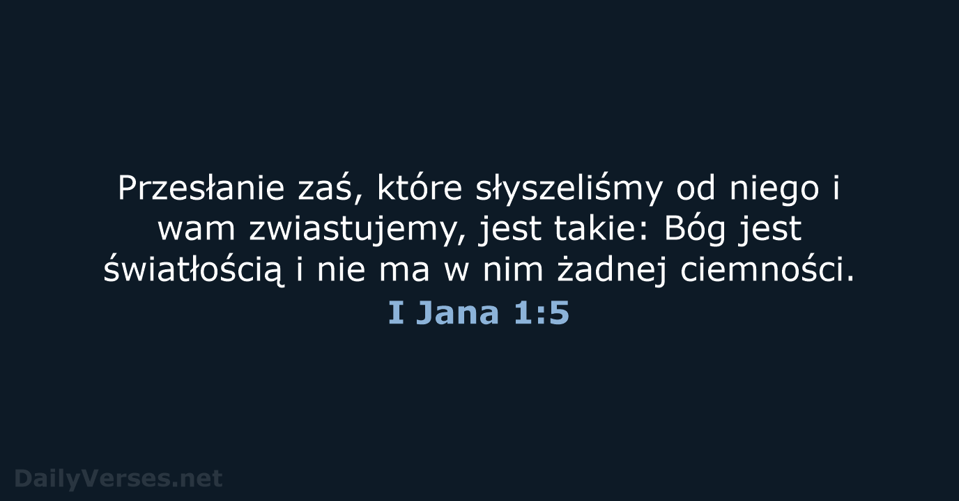 I Jana 1:5 - UBG