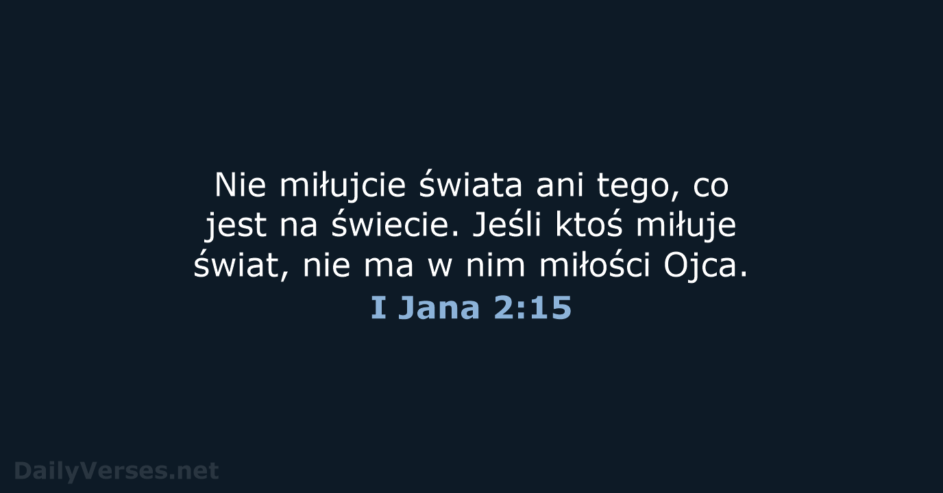 I Jana 2:15 - UBG