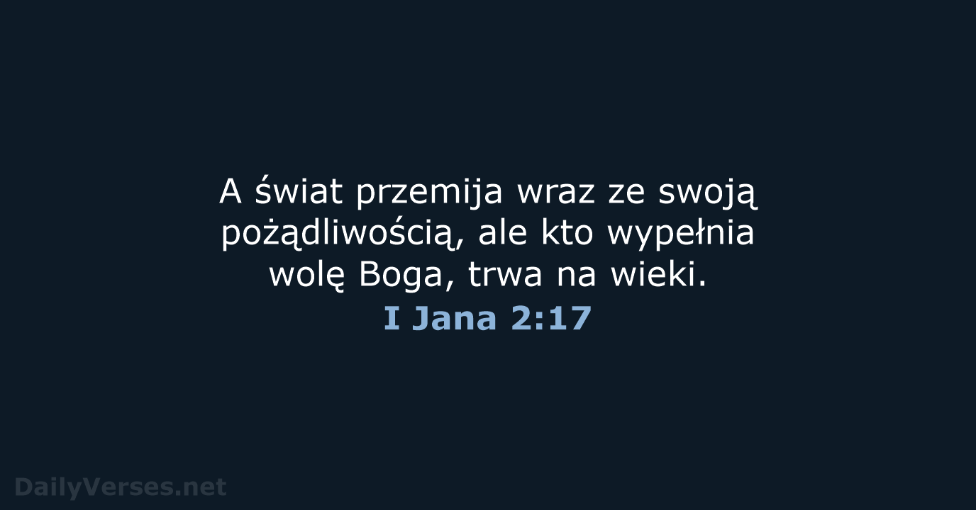 I Jana 2:17 - UBG