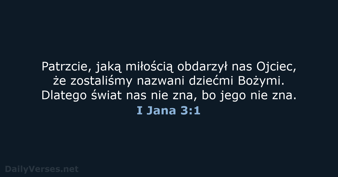 I Jana 3:1 - UBG