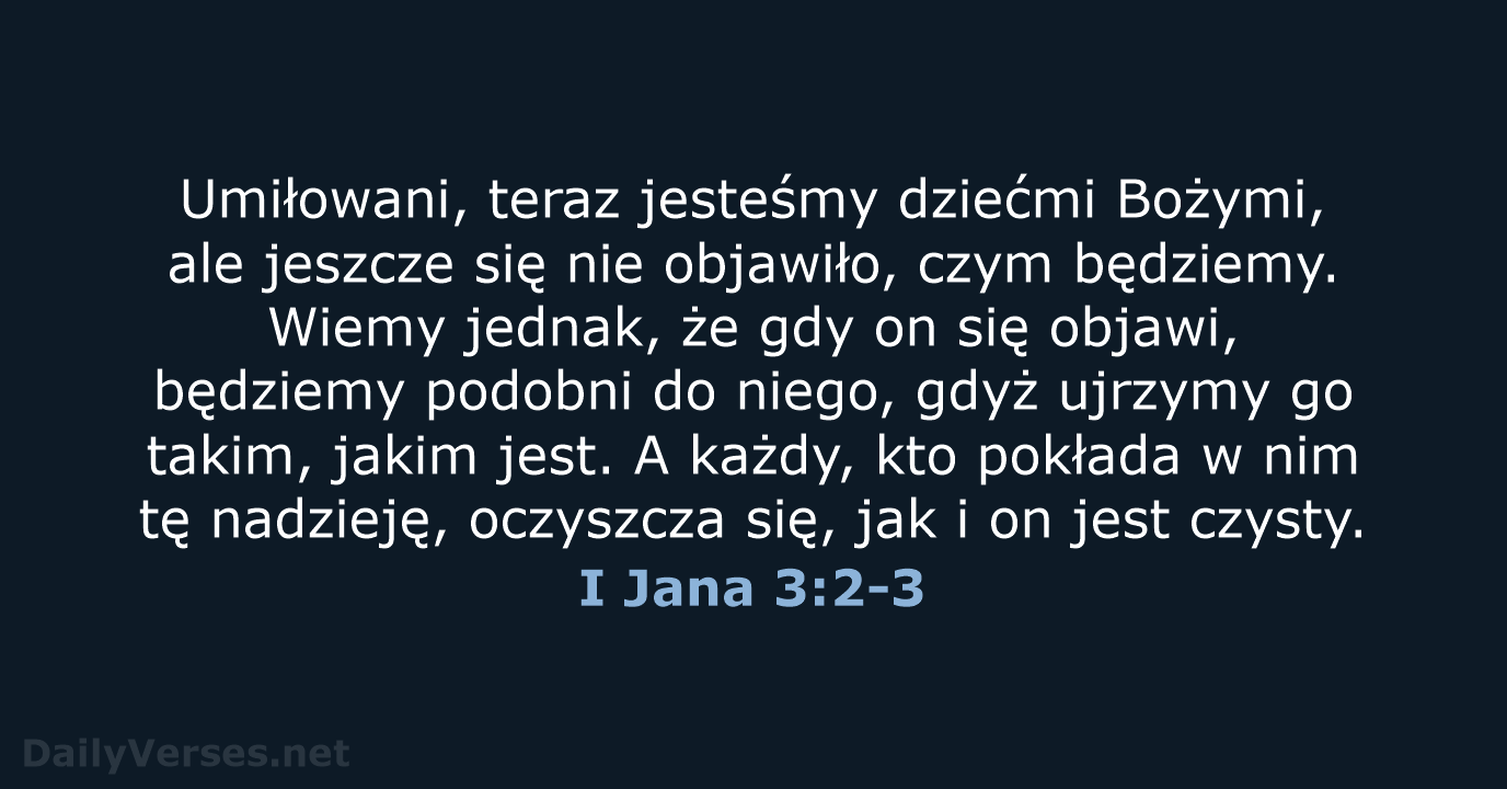 I Jana 3:2-3 - UBG