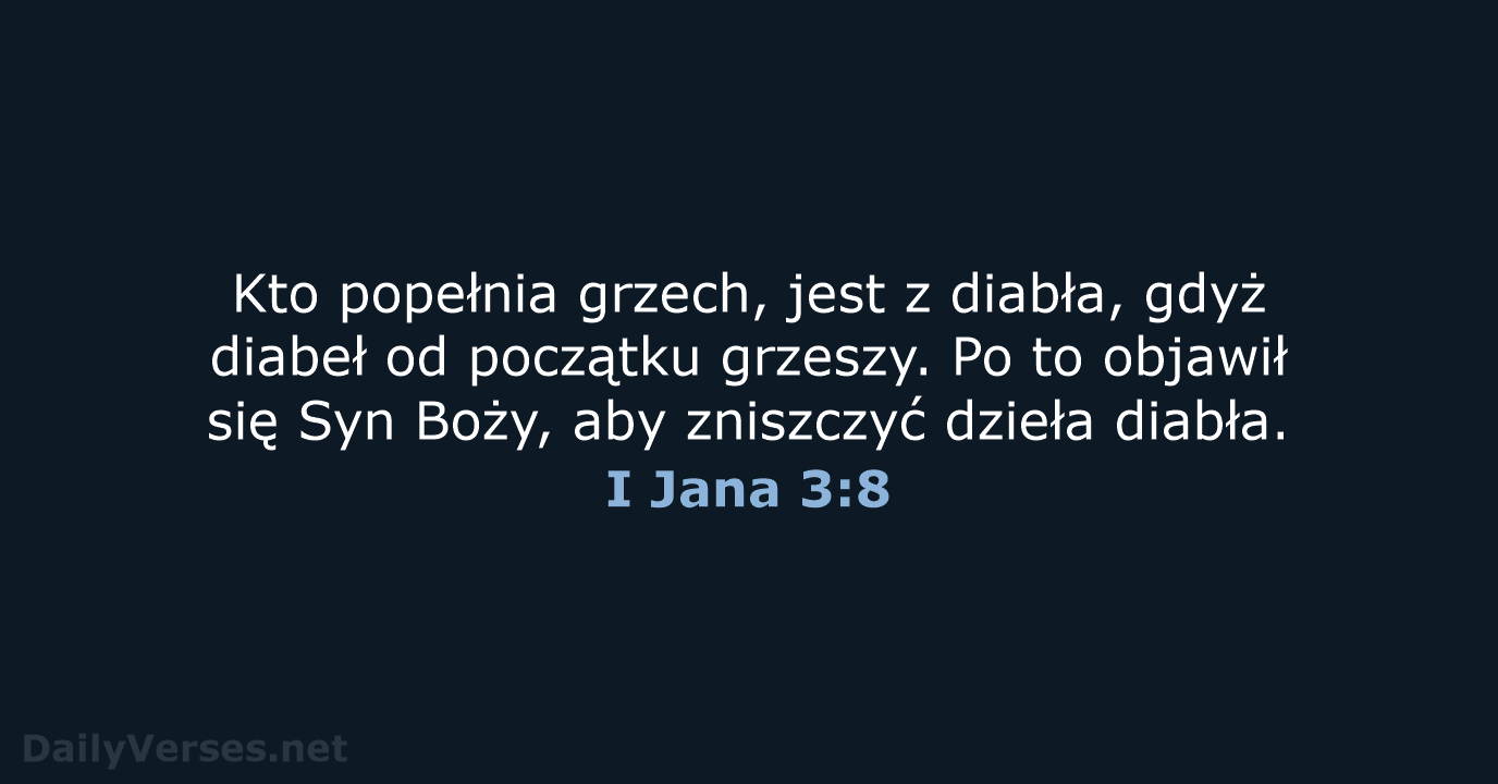I Jana 3:8 - UBG