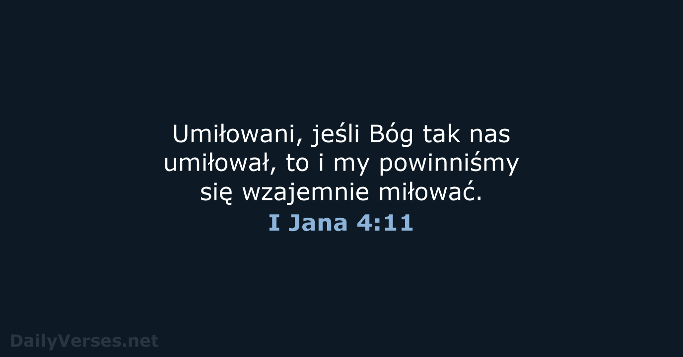 I Jana 4:11 - UBG