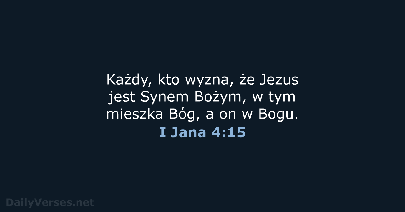 I Jana 4:15 - UBG