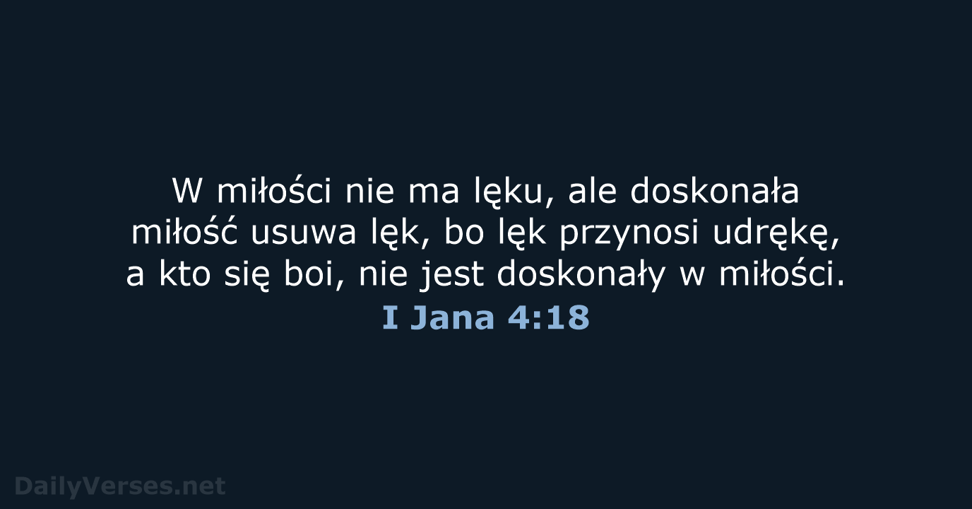 I Jana 4:18 - UBG