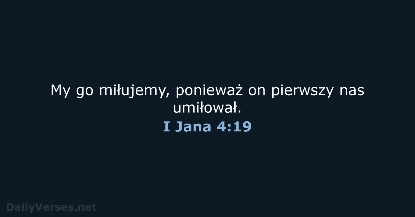 I Jana 4:19 - UBG