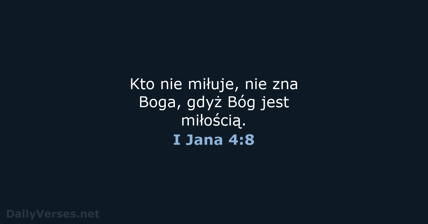 I Jana 4:8 - UBG