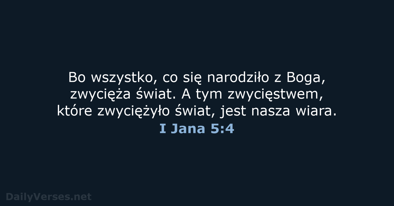 I Jana 5:4 - UBG