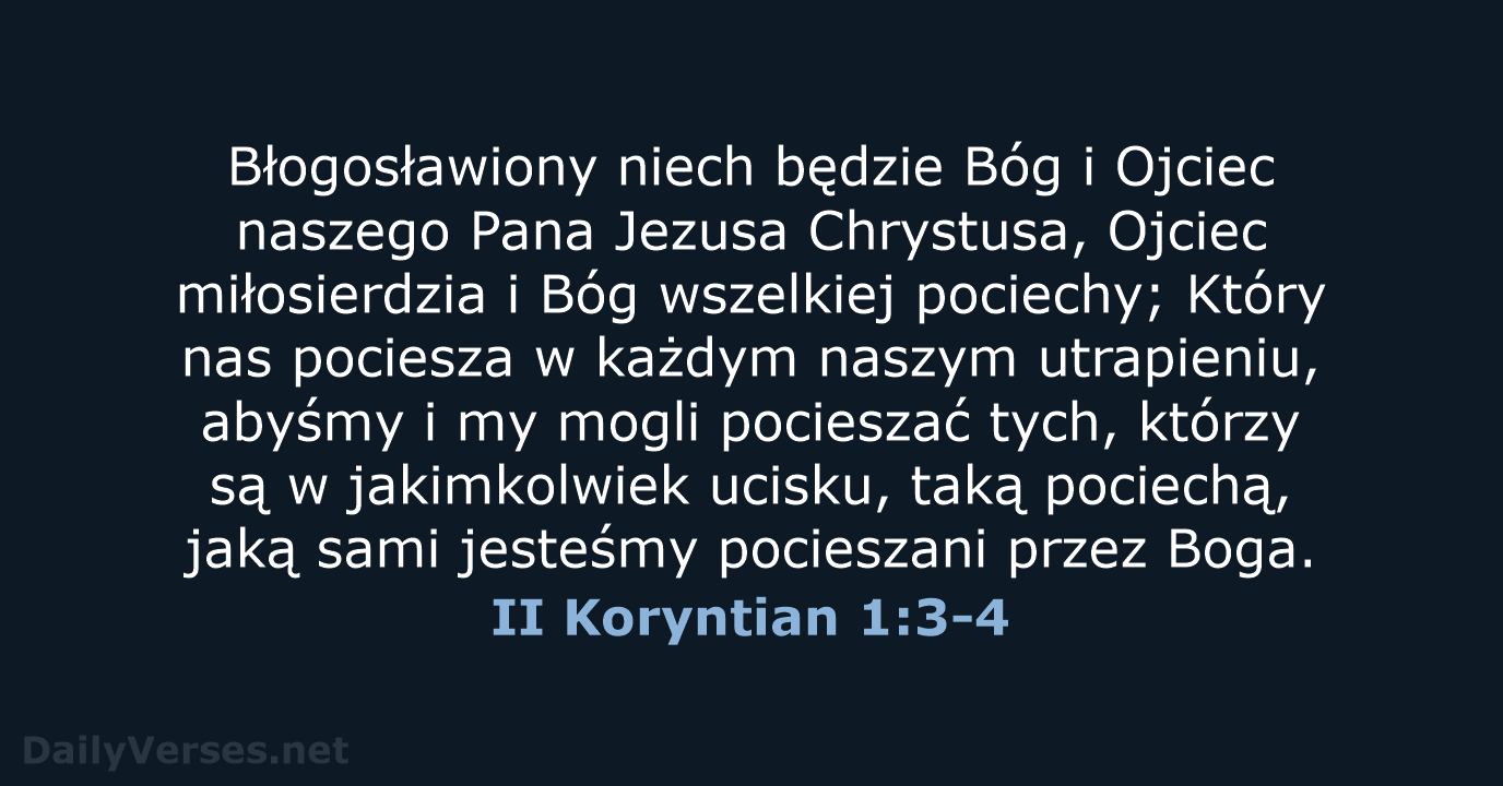 II Koryntian 1:3-4 - UBG
