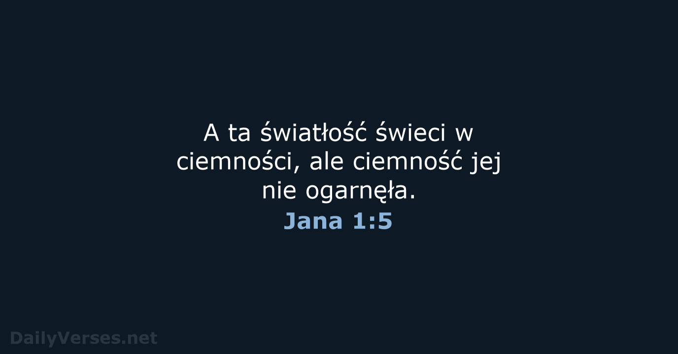 Jana 1:5 - UBG