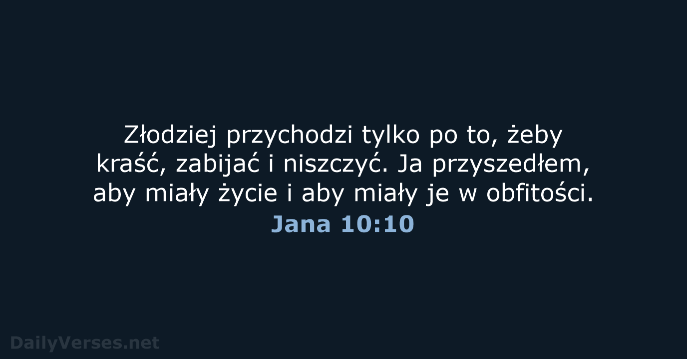 Jana 10:10 - UBG