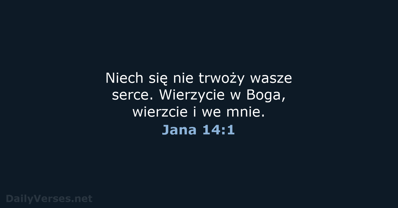 Jana 14:1 - UBG