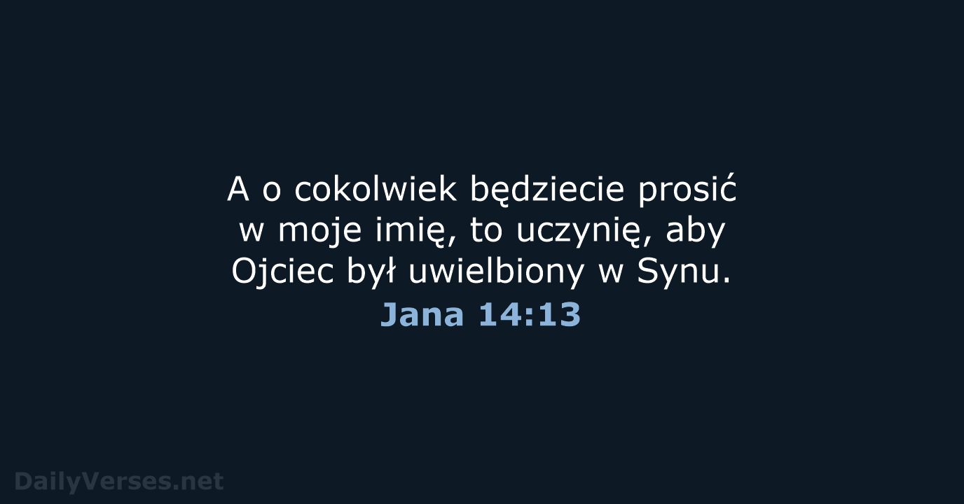 Jana 14:13 - UBG