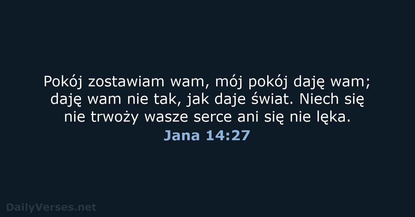 Jana 14:27 - UBG