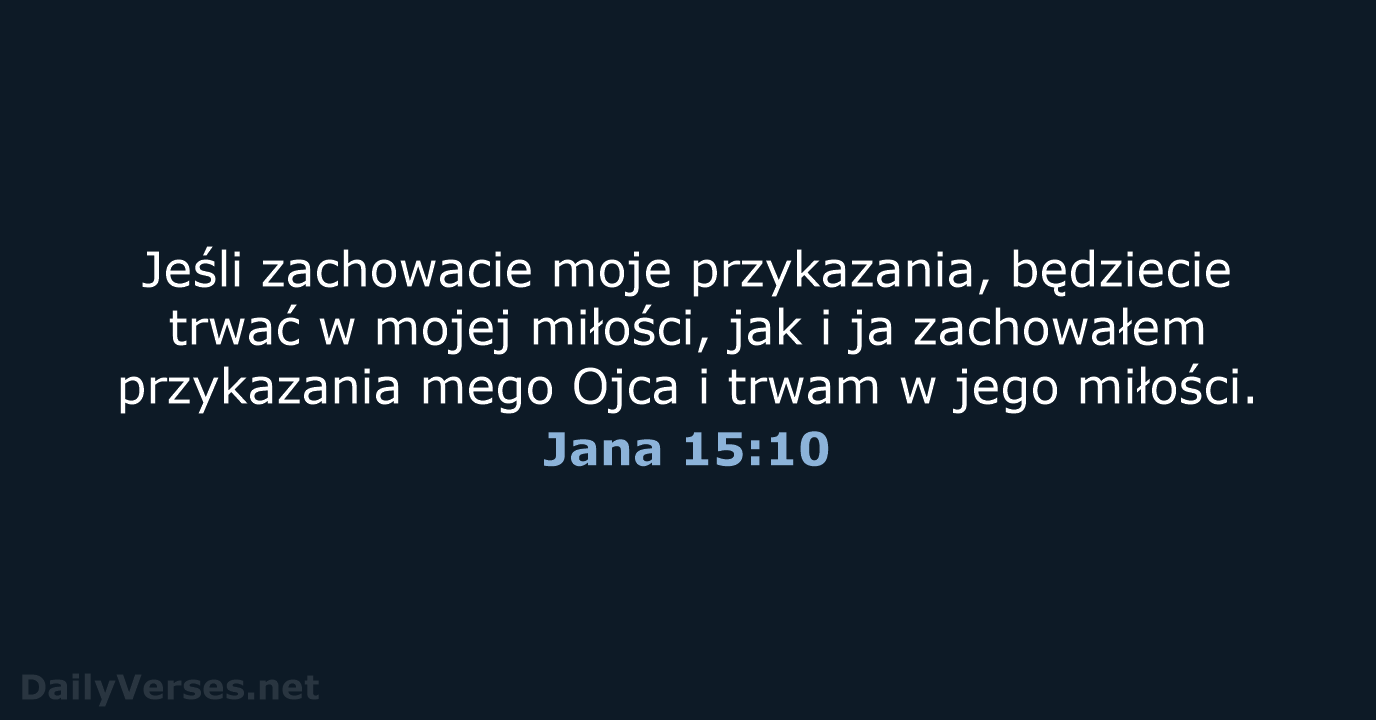Jana 15:10 - UBG