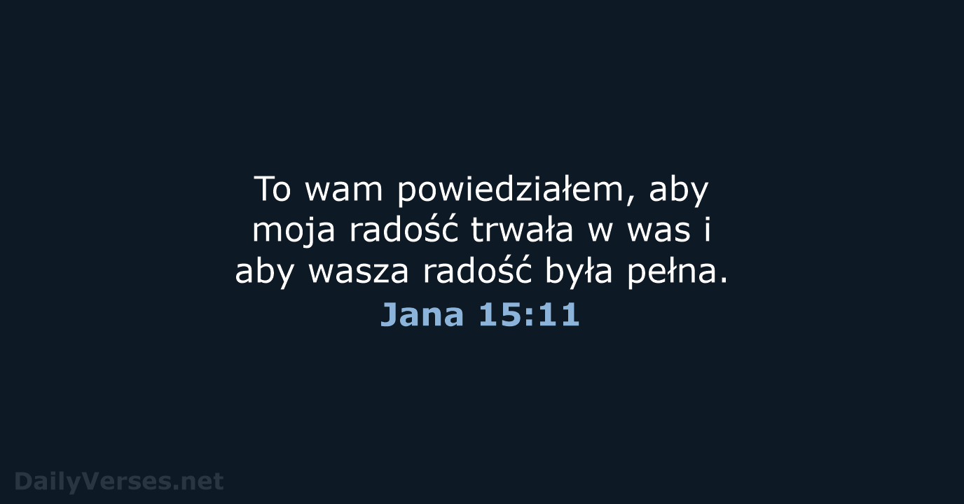 Jana 15:11 - UBG