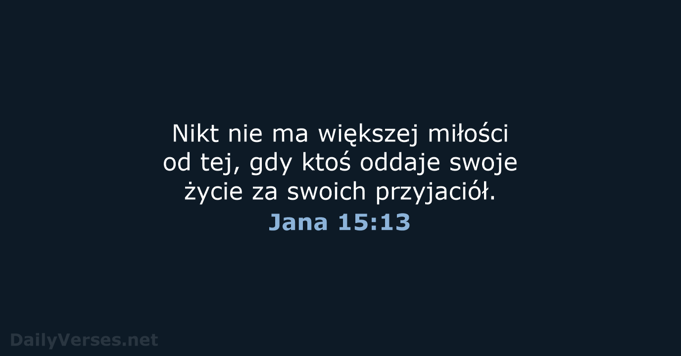 Jana 15:13 - UBG