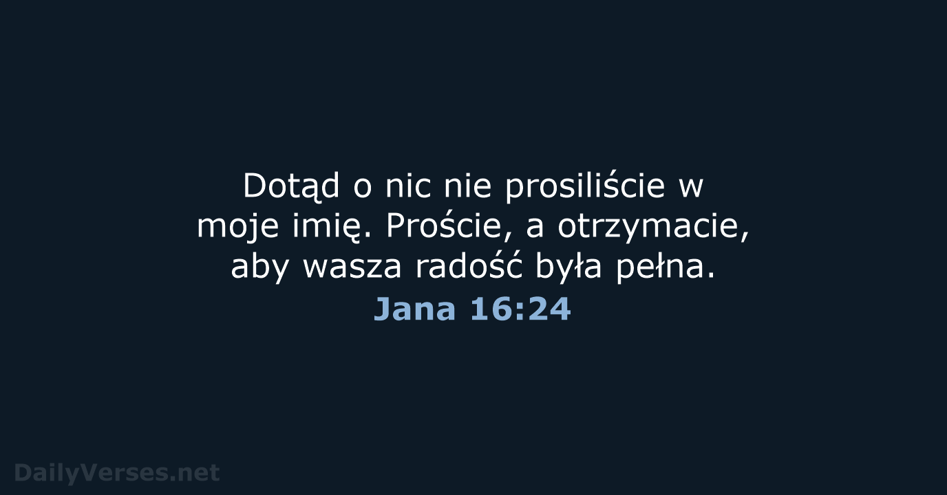 Jana 16:24 - UBG