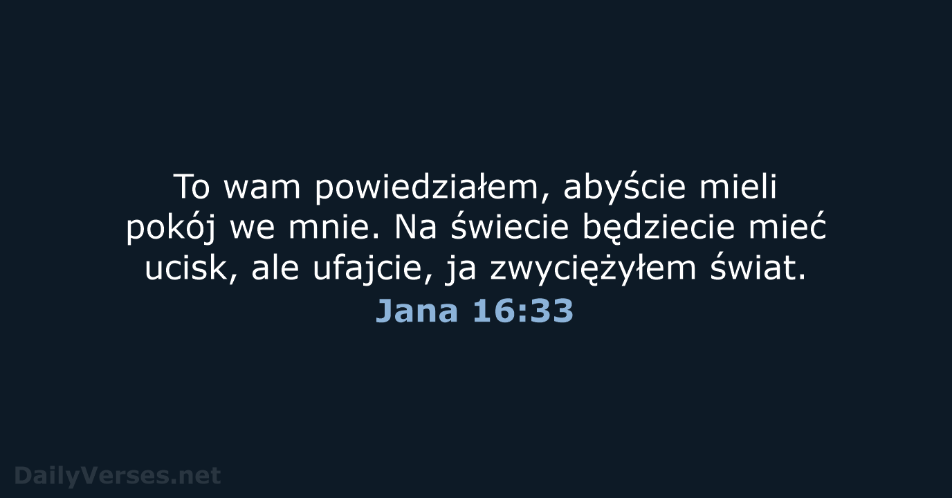Jana 16:33 - UBG