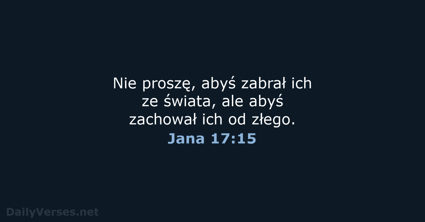 Jana 17:15 - UBG