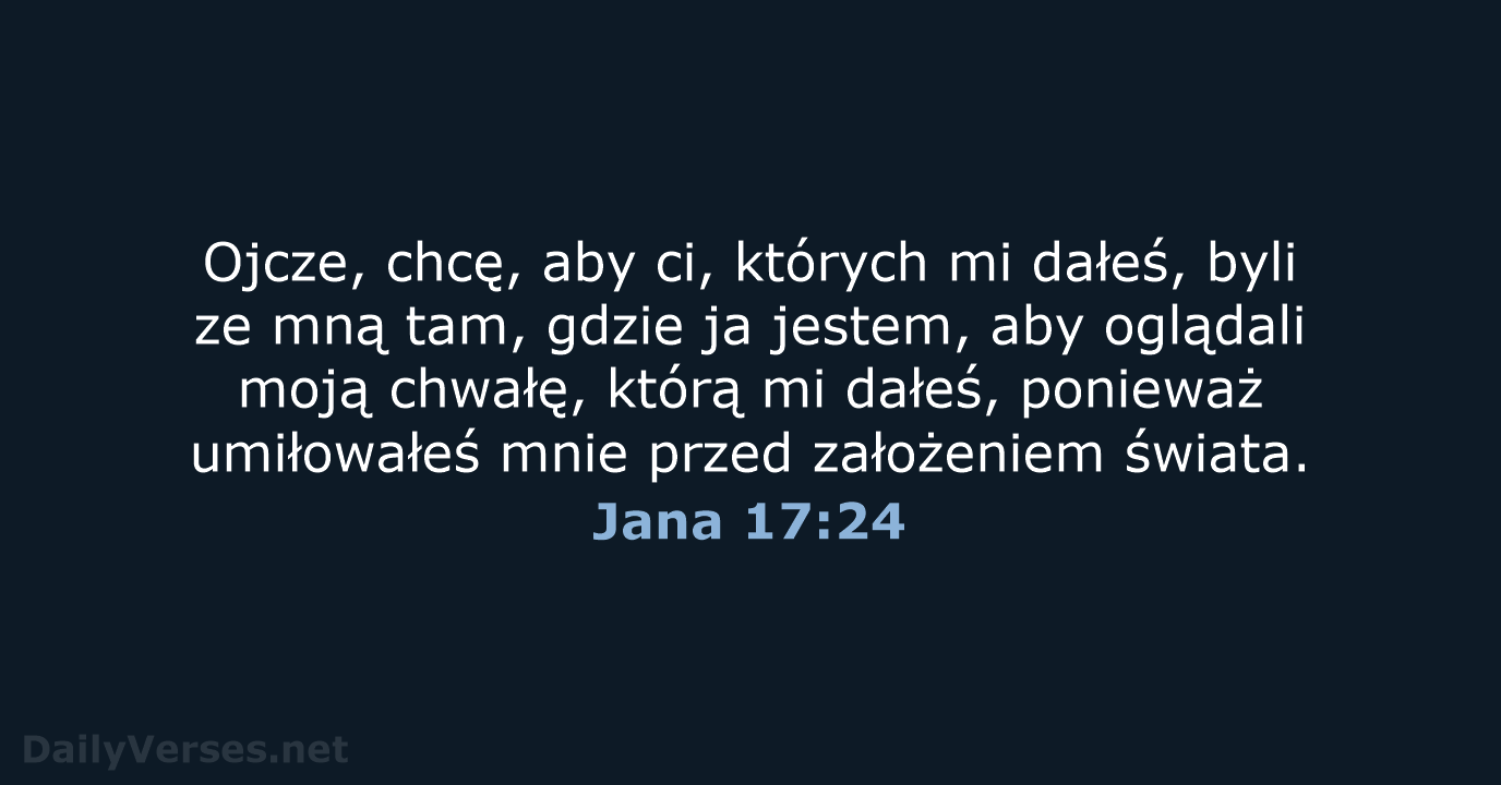Jana 17:24 - UBG