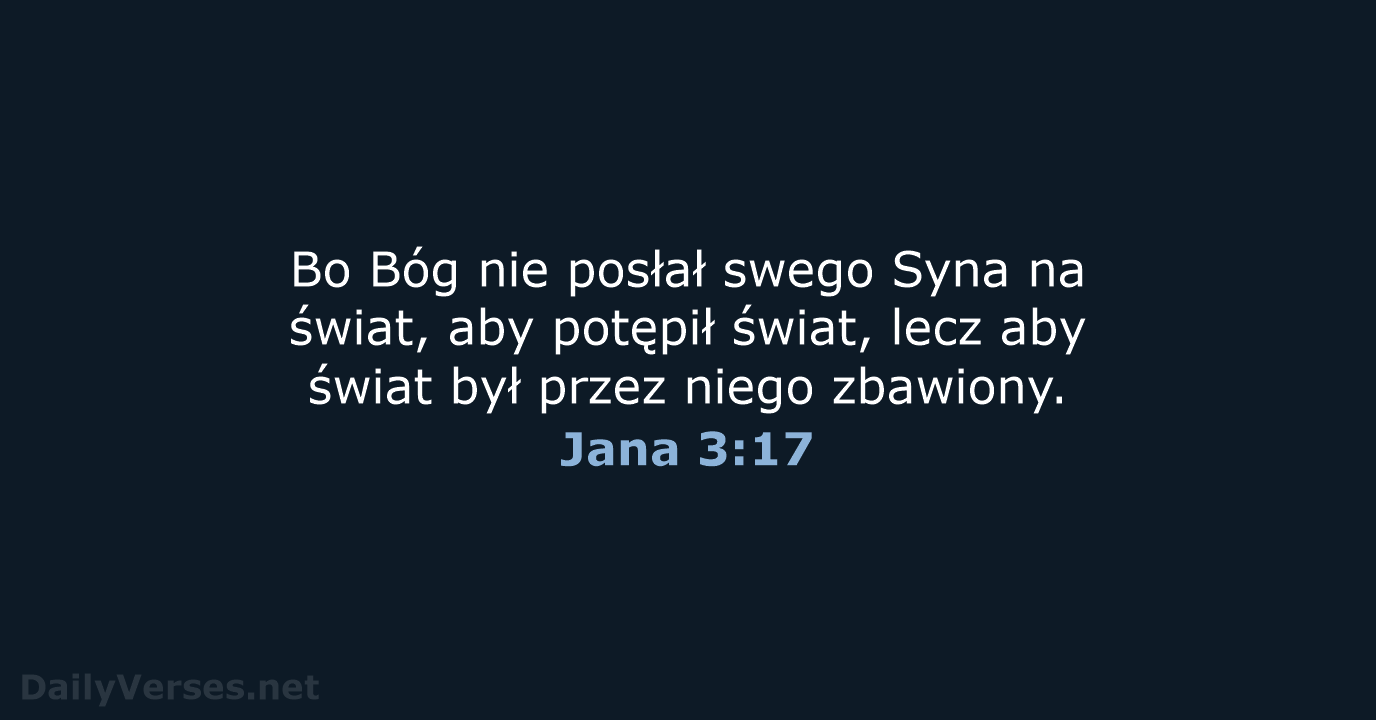 Jana 3:17 - UBG
