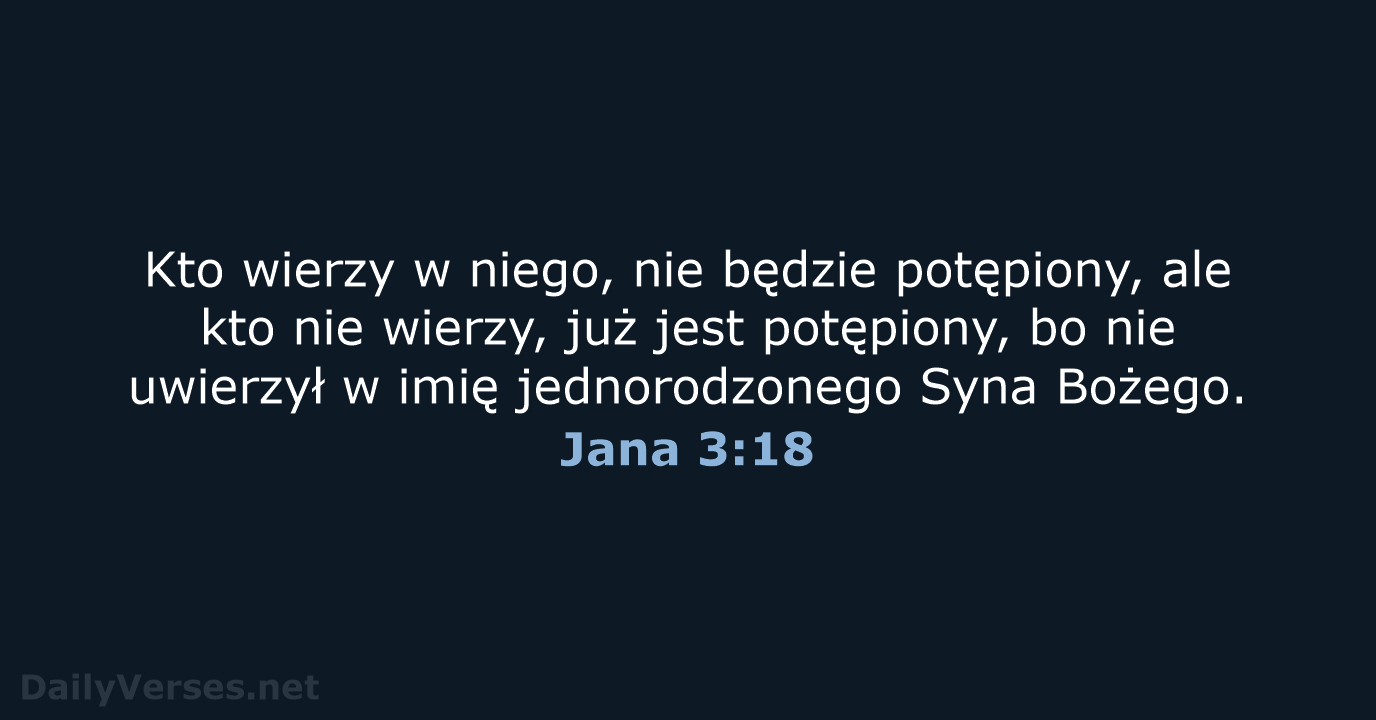 Jana 3:18 - UBG