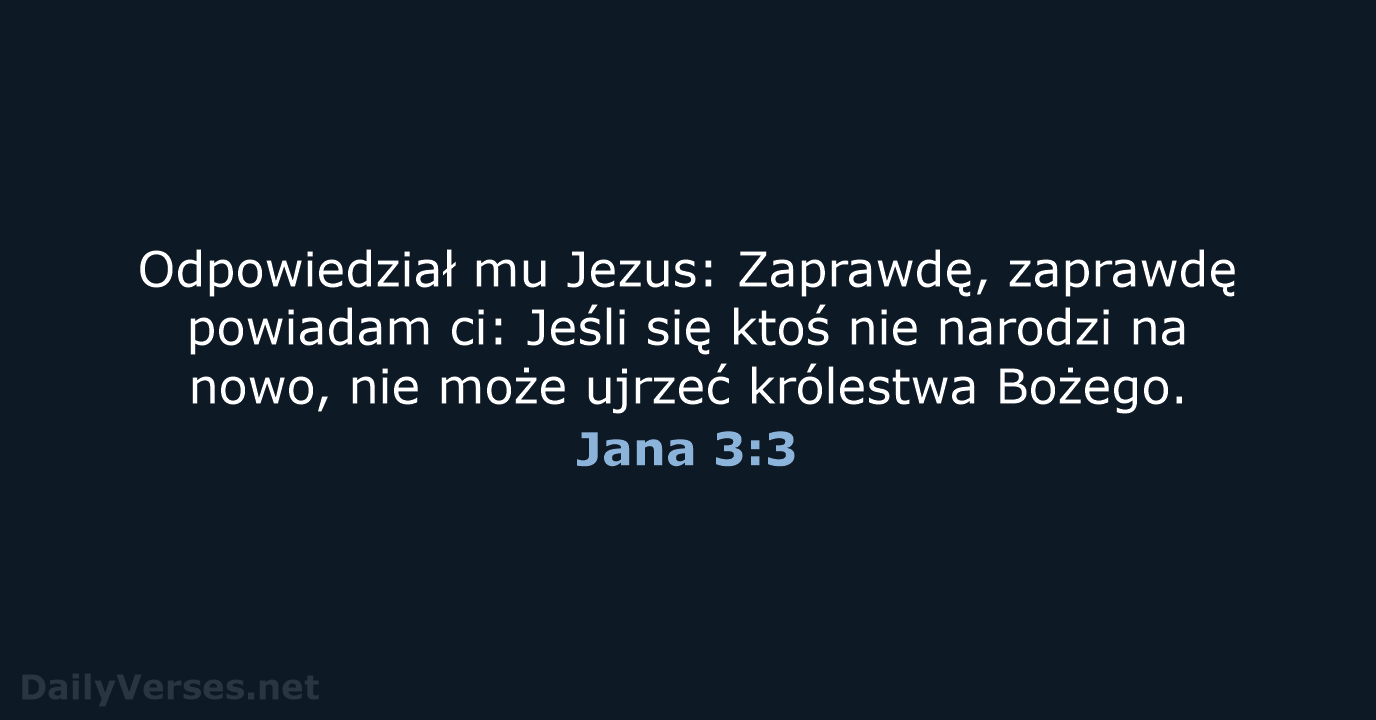 Jana 3:3 - UBG