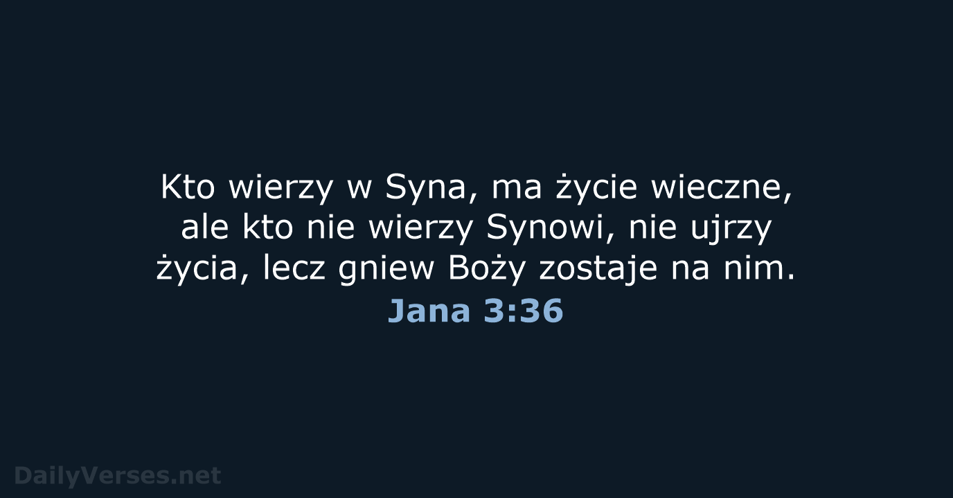 Jana 3:36 - UBG