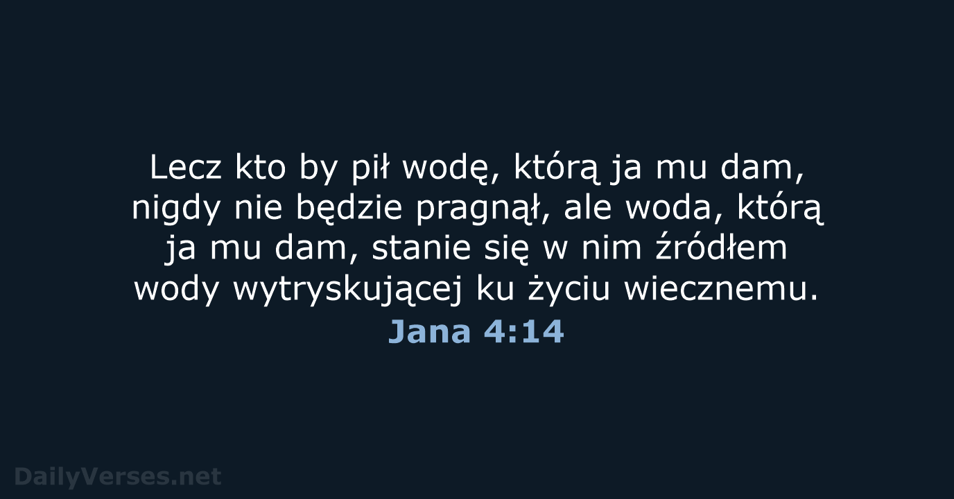 Jana 4:14 - UBG