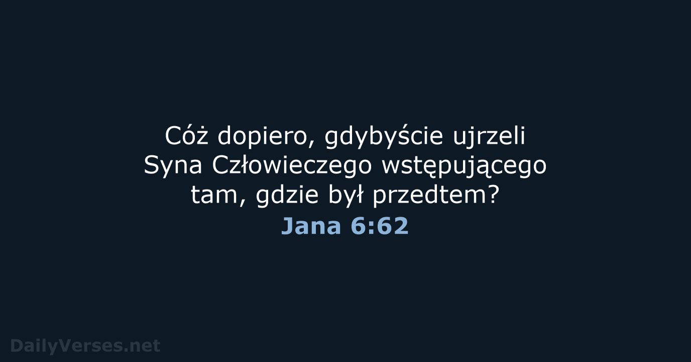 Jana 6:62 - UBG