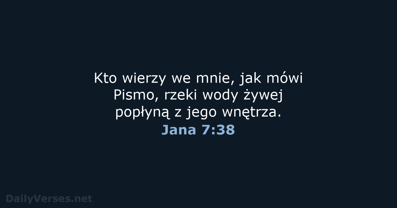 Jana 7:38 - UBG