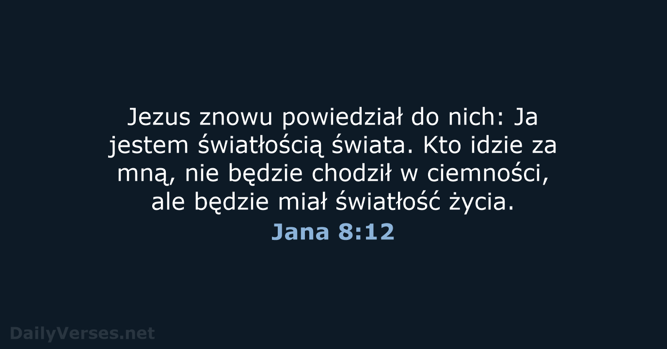 Jana 8:12 - UBG