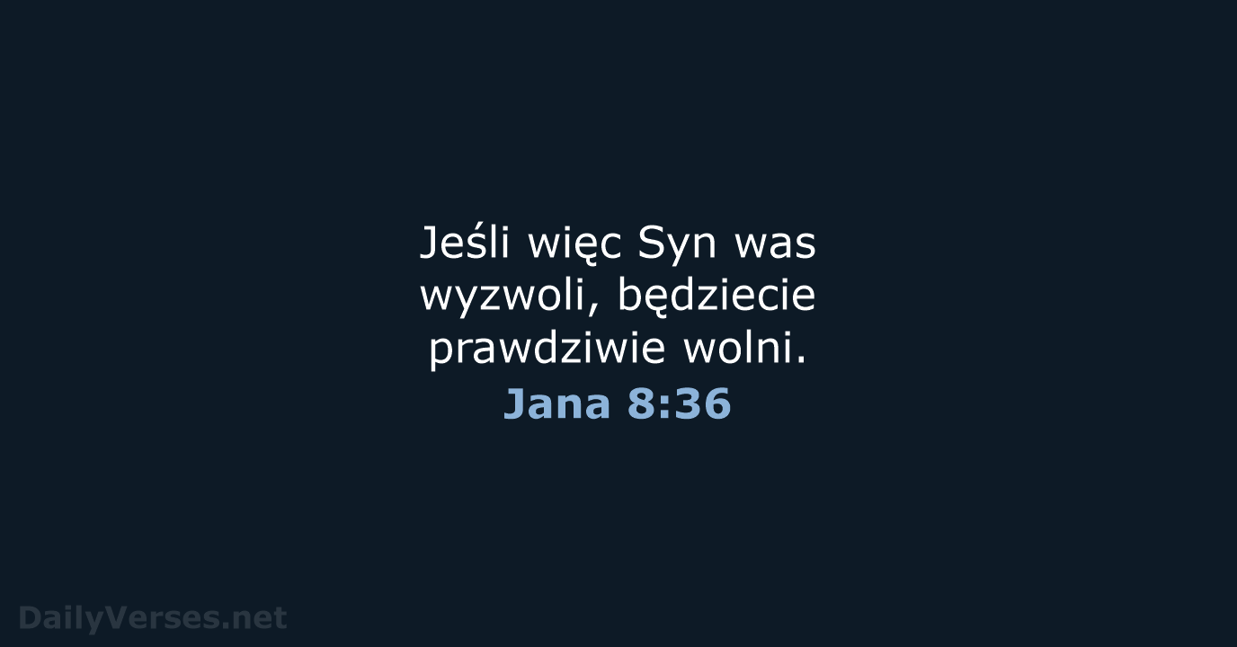 Jana 8:36 - UBG