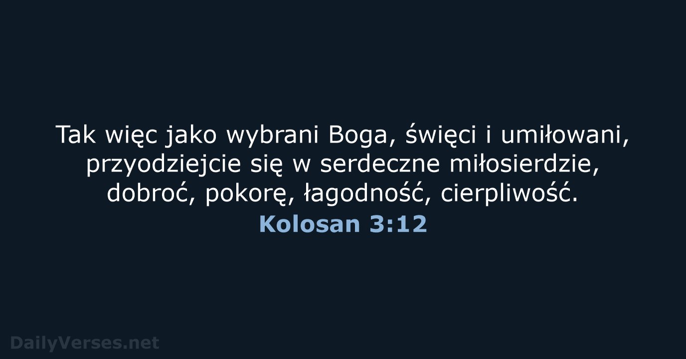 Kolosan 3:12 - UBG