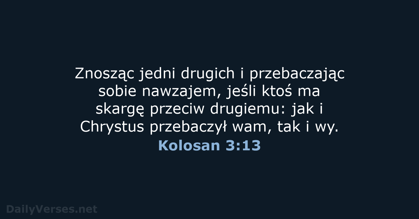 Kolosan 3:13 - UBG