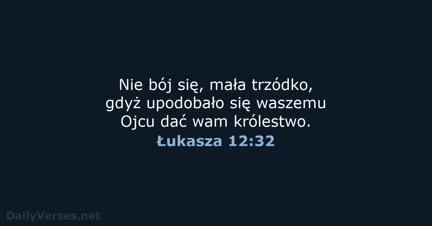 Łukasza 12:32 - UBG