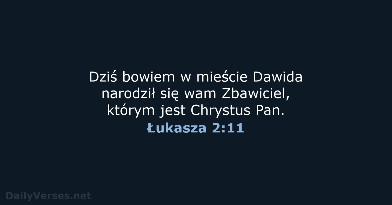 Łukasza 2:11 - UBG