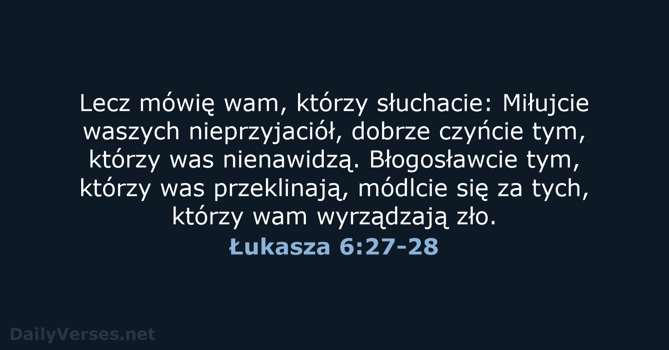 Łukasza 6:27-28 - UBG
