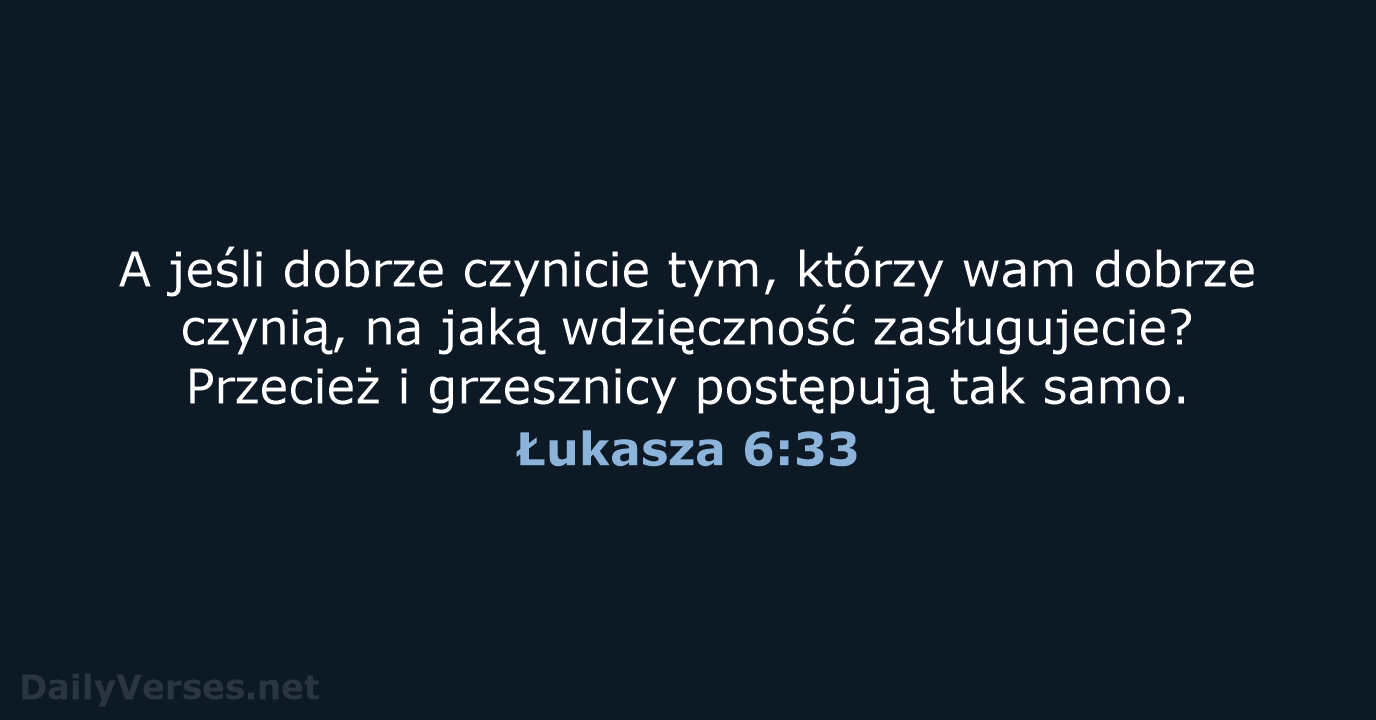 Łukasza 6:33 - UBG
