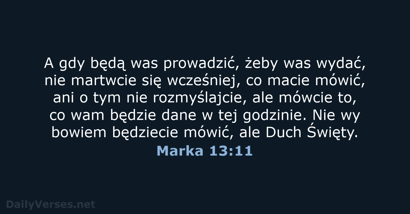 Marka 13:11 - UBG
