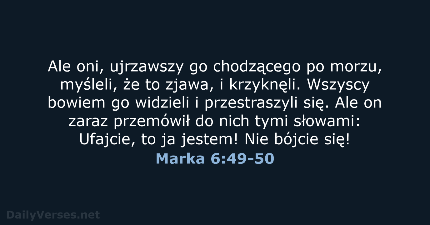 Marka 6:49-50 - UBG