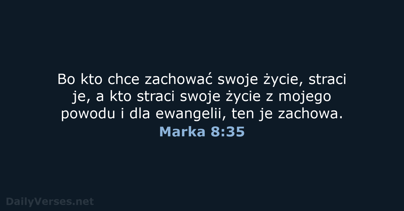 Marka 8:35 - UBG